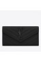 Saint Laurent Suuri Monogrammi Läppä Musta Lompakko Saint Laurent Lompakot
