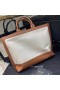 Saint Laurent Tag Laukku Kangas Ruskea Nahka Saint Laurentin Laukut