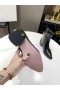 Jimmy Choo Nilkka Boot 50mm JC-Tunnus Krokotiili Musta