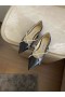 Jimmy Choo Genevi Taulu Nappa Nahka Musta