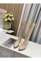 Jimmy Choo Polven Boot 50mm Kohokuvioitu Nahka Beige