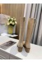 Jimmy Choo Polven Boot 50mm Kohokuvioitu Nahka Beige
