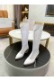 Jimmy Choo Polven Boot 50mm JC-Tunnus Mesh Valkoinen