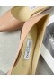 Jimmy Choo Rakkaus Flat Kiiltonahka JC-Tunnus Alaston