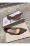 Jimmy Choo Rakkaus Suede Pumput JC-Tunnus Ruskea