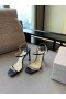 Jimmy Choo Meira 85 Musta Nahka Sandaalit Crystal Somiste