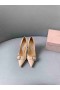 Jimmy Choo Saresa 65 Latte Nappa Nahka Pumput Alaston Crystal Somiste