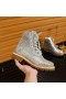 Jimmy Choo Timberland Saappaat Nupukkia Nahka Kiteet Hopea