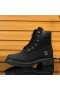 Jimmy Choo Timberland Saappaat Nupukkia Nahka Brodeerattu Logo Musta