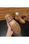 Jimmy Choo Timberland Saappaat Nupukkia Nahka Brodeerattu Logo Camel Silver