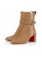 Christian Louboutin Cl Chelsea Booty 70 Mm Pieni Vasikka Saappaat Nahka Roca Christian Louboutin Kengät
