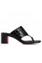 Christian Louboutin Cl Tongamule 55 Mm Muulit Alligaattori Kohokuvioitu Vasikan Nahka Musta CL Kengät