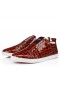 Christian Louboutin F. A. V Fique A Vontade Slip-On Lenkkarit Alligaattori Kohokuvioitu Vasikan Nahka Acajou