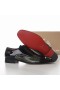 Christian Louboutin Greggo Oxfords Krokotiili Kohokuvioitu Kiiltonahka Musta Harmaa