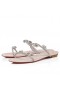 Christian Louboutin Vain Queenie Muulit Pvc-Ja Nappanahka Leche CL Kengät