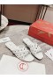 Christian Louboutin Miss Spika Club Muulit Nappa Nahka Valkoinen