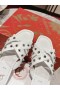 Christian Louboutin Miss Spika Club Muulit Nappa Nahka Valkoinen