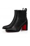 Christian Louboutin Ulos Linja Piikkejä 70 Mm Pieni Vasikka Saappaat Nahka Musta Christian Louboutin Kengät