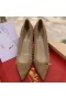 Christian Louboutin Anjalina Spike Pumput Mokka Nude CL Kengät