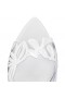 Christian Louboutin Apostropha Muuli Petunia 80 Mm Muulit Pvc Ja Kiiltonahka Valkoinen