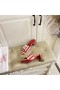 Christian Louboutin CL Muulit 50mm Malha Painettu Kangas Punainen CL Kengät