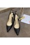 Christian Louboutin Clare Rintareppu Pumput 80mm Kiiltonahka Musta CL Kengät