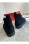 Christian Louboutin Lou Pik Pik Strass High-top Lenkkarit Mokka Musta