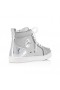 Christian Louboutin Lou Piikkejä Nainen, Korkea-Top Lenkkarit Silver Christian Louboutin Kengät