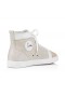 Christian Louboutin Louis High-Top Lenkkarit Veau Velours Damier Kangas Ja Vasikka Nahka-Luonnollinen
