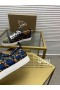 Christian Louboutin Louis Junior Spikes Tennarit Satiini Käärme-link Blue