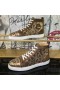Christian Louboutin Louis Strass High Top Naisten Tennarit Mokka Nahka Versio Moka
