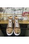 Christian Louboutin Louis Strass High Top Naisten Tennarit Mokka Nahka Versio Moka
