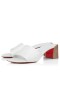 Christian Louboutin Niin CL Muuli 55mm Nappa Nahka Christian Louboutin Kengät Bianco