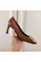 Roger Vivier Belle Vivier Trompette 70mm Pumput Ruskea Vasikannahka