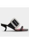 Roger Vivier Viv' Choc Puolella Strass Solki Muulit Musta Nahka