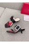 Roger Vivier Viv' Choc Puolella Strass Solki Muulit Musta Nahka