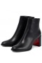 Christian Louboutin Adoxa 70mm Nahka Nilkan Saappaat Musta Christian Louboutin Kengät