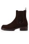 Christian Louboutin Boot Motok Tasainen Tumma Ruskea Vasikka