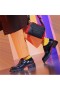 Christian Louboutin Derby Meidän Georges Musta Vasikka Miehille
