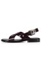 Christian Louboutin Farniento Punainen Bordeaux Vasikka Sandaali