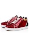 Christian Louboutin Hauskaa Louis Junior Spikes Tasainen Versio Loubi/musta Nahka