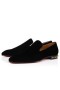 Christian Louboutin Loaferit Telttoja Musta/kulta 1n Sametti