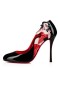 Christian Louboutin Pumppu Pinupina 100mm Musta-multi/lin Psy Loubi Patentti