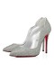 Christian Louboutin Pumput Kuuma Poikasen 100 mm Hopea/lin Hopea Vasikka