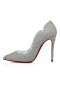 Christian Louboutin Pumput Kuuma Poikasen 100 mm Hopea/lin Hopea Vasikka
