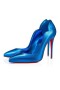Christian Louboutin Pumput Kuuma Poikasen Nahka 100mm Alize/lin Alize Kengät