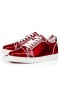 Christian Louboutin Sneaker Vieira Orlato Flat Loubibianco Patentti