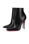 Christian Louboutin Spikita Booty Joten Kate 100 mm Musta Nahka