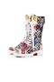 Christian Louboutin Korkea Boot Pavletatana Multi/lin Musta Vasikka