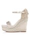 Christian Louboutin Kiila Madmonica 120 mm Craie/lin Craie Vasikka